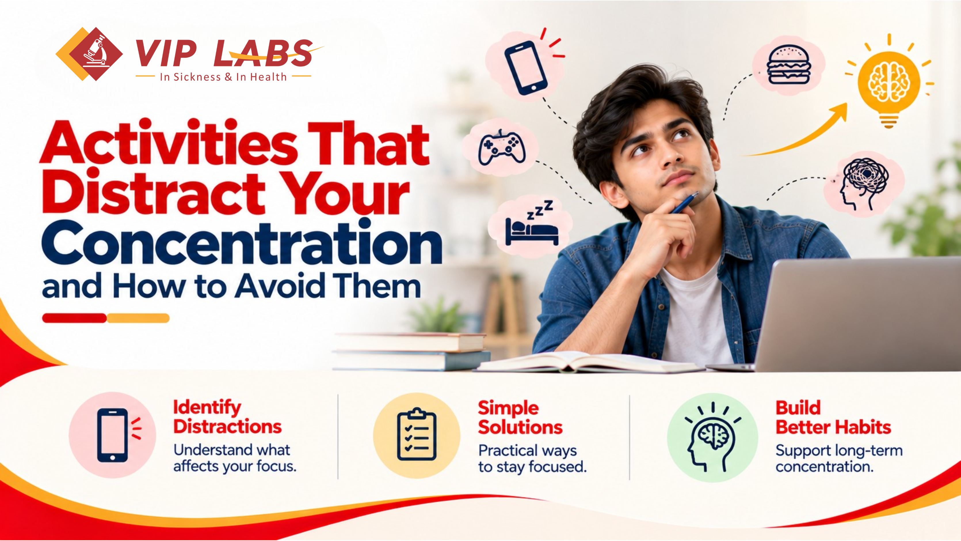 Activities That Distract Your Concentration and How to Avoid Them